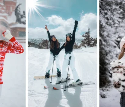 Abbigliamento da sci e outfit invernali alla moda per la montagna